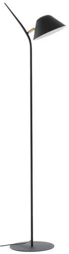 Černá kovová stojací lampa LaForma Mysti 152 cm
