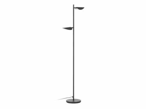 Černá kovová stojací lampa LaForma Veleira