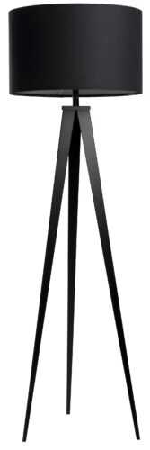 Černá stojací lampa ZUIVER TRIPOD 157 cm