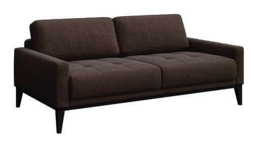 Hnědá dvoumístná látková pohovka MESONICA Musso Tufted I