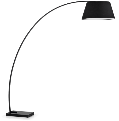 Kovová stojací lampa s mramorem LaForma Chop