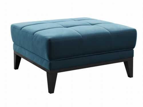 Modrá sametová podnožka MESONICA Musso Tufted