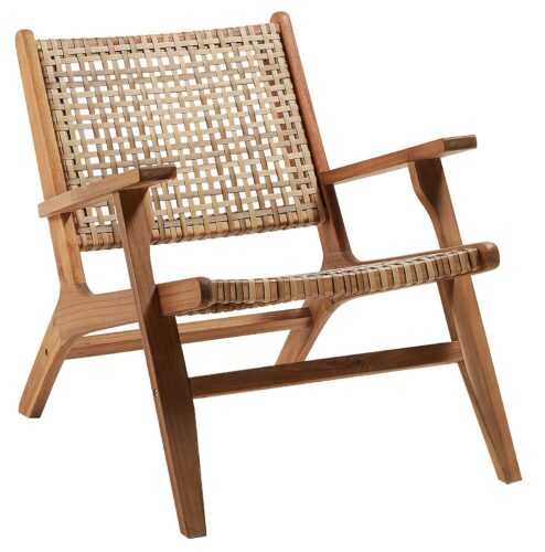 Proutěné dřevěné křeslo LaForma Grignoon