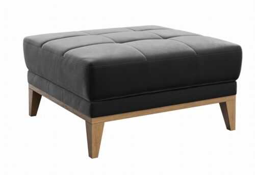 Tmavě šedá sametová podnožka MESONICA Musso Tufted