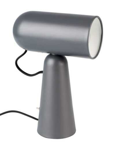 White Label Living Tmavě šedá stolní lampa WLL VESPER