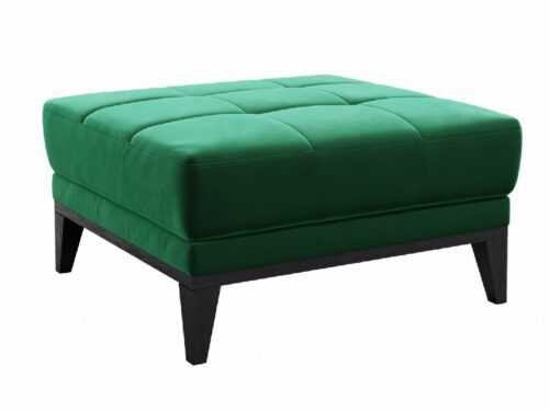 Zelená sametová podnožka MESONICA Musso Tufted
