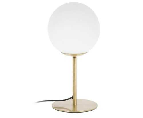 Zlatá kovová stolní lampa LaForma Mahala 28 cm