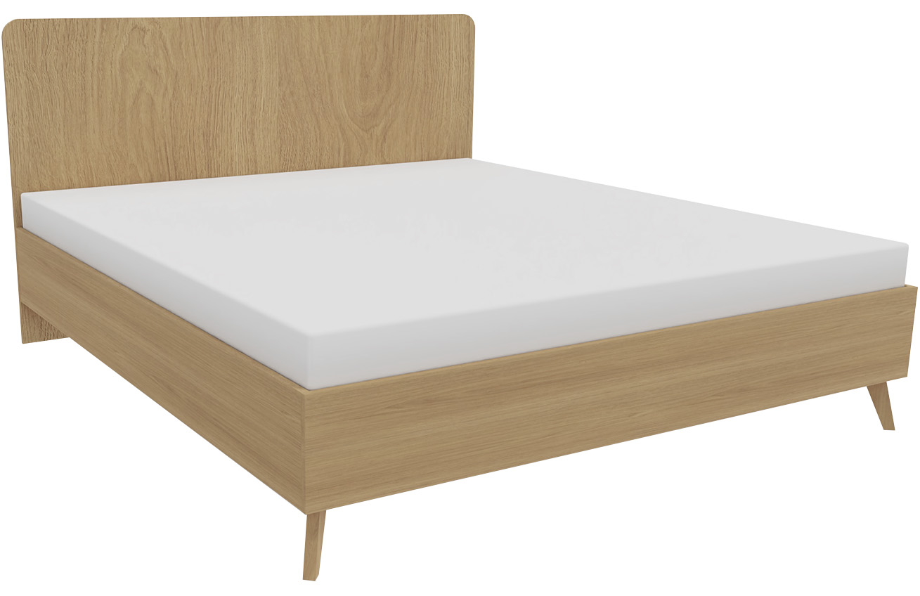 ARBYD Dubová postel Thia 180 x 200 cm