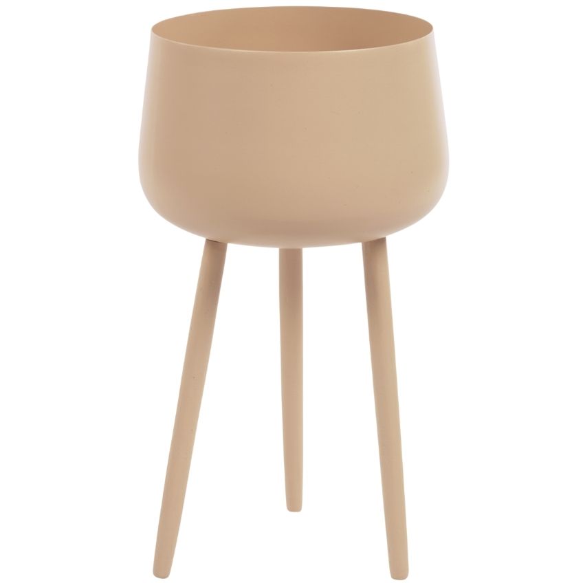 Béžový kovový květináč LaForma Apia Ø 15 cm