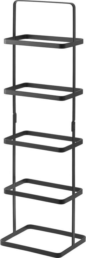Černý vysoký stojan na boty YAMAZAKI Tower Shoe Rack
