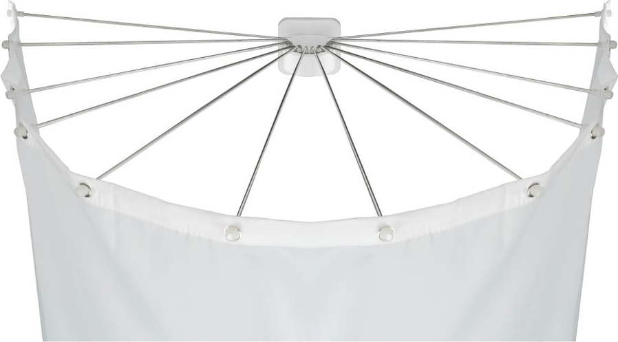 Kruhový držák na sprchový závěs Wenko Shower Umbrella