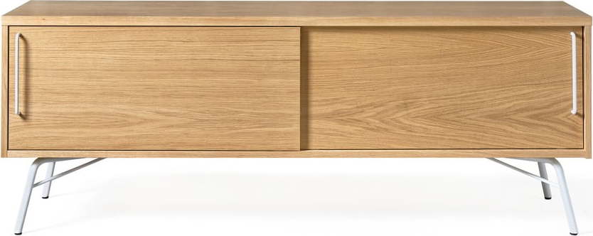 TV stolek s bílými nohami Woodman Ashburn