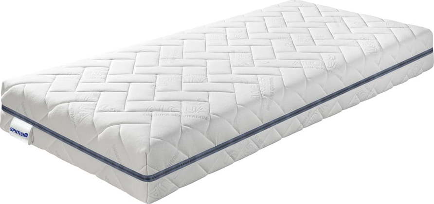 Tvrdá/středně tvrdá pěnová oboustranná matrace 90x200 cm BonRelax HR BIO – SPIMSI
