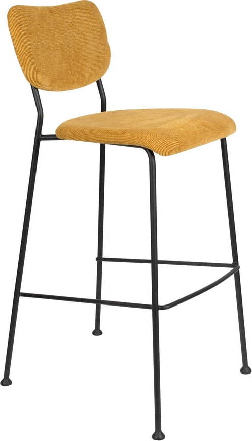 Žluté barové židle v sadě 2 ks 102 cm Benson – Zuiver