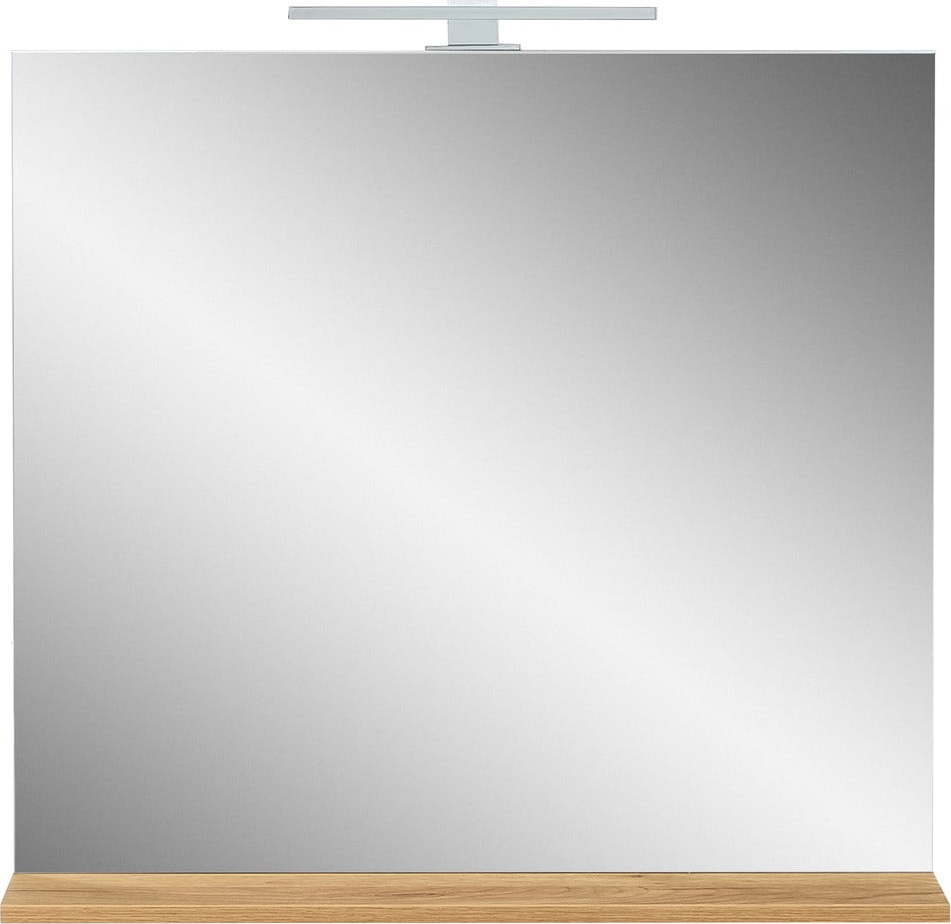 Nástěnné zrcadlo s osvětlením/s poličkou 15x75 cm Menen – Germania