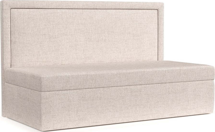 Béžová čalouněná jednolůžková postel 100x200 cm Scala – Maison de Rêve