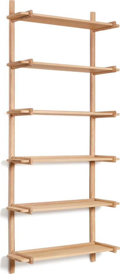 Modulární policový systém z dubového dřeva v přírodní barvě 90x202 cm Sitra – Kave Home