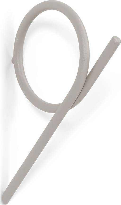 Světle hnědý nástěnný ocelový háček Tuba – Spinder Design