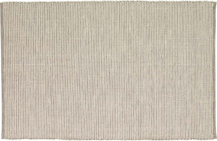 Světle šedý oboustranný ručně tkaný koberec s příměsí vlny 200x300 cm Poppy – Hübsch