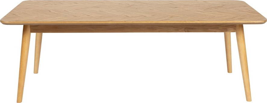 Konferenční stolek s deskou v dubovém dekoru v přírodní barvě 60x120 cm Fabio – White Label