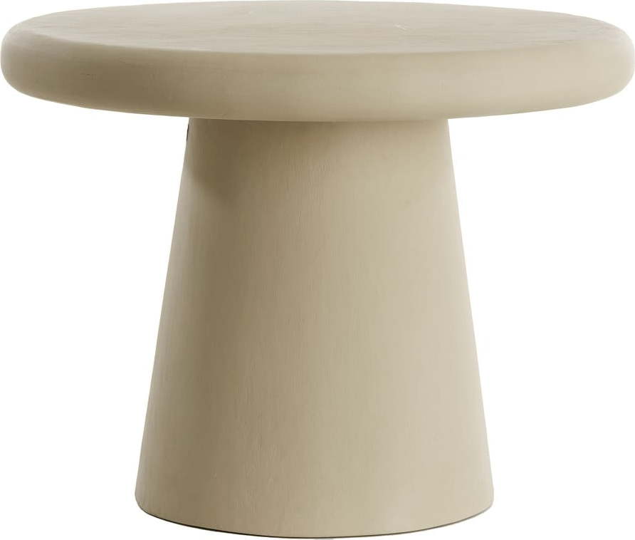 Béžový kulatý konferenční stolek ø 60 cm Kulona – Light & Living