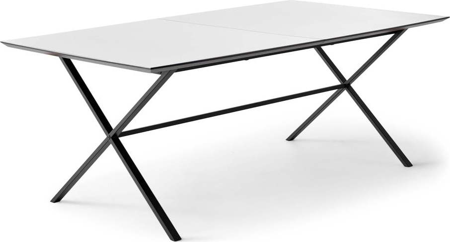 Rozkládací jídelní stůl s bílou deskou a přídavnou deskou 90x165 cm Meza – Hammel Furniture