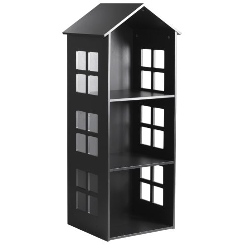 Jotex Černá lakovaná dětská knihovna SEVILLA 117 x 47 cm