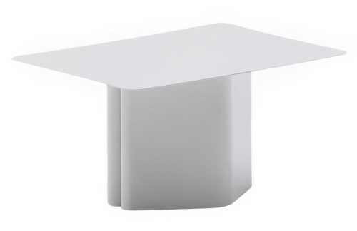 Šedý kovový konferenční stolek Kave Home Arvin 70 x 52 cm