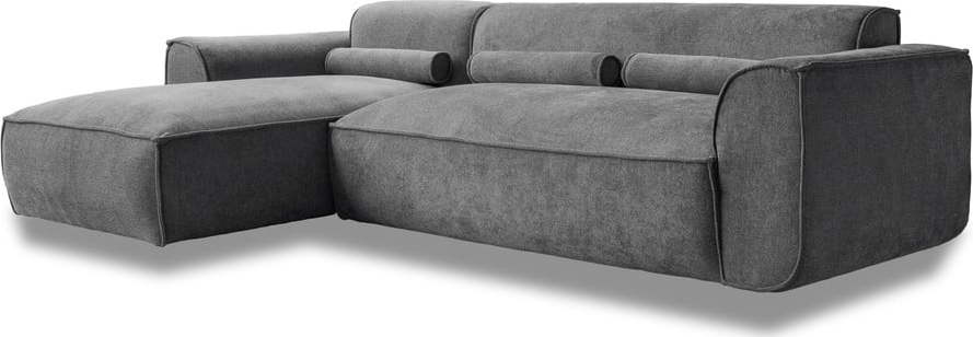 Šedá rohová pohovka (levý roh) Flex Felix – Miuform