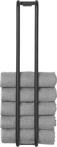 Černý nástěnný držák na ručníky Modo – Blomus