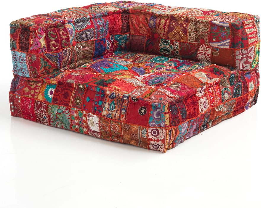 Červený modul pohovky (variabilní roh) Yara – Tomasucci