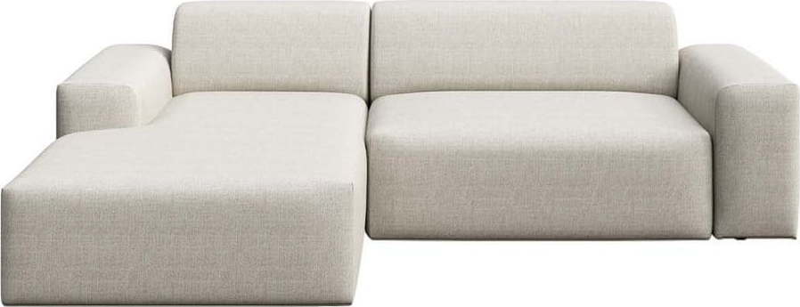 Béžová rozkládací/s úložným prostorem rohová pohovka (levý roh/s lenoškou) Villet – Rodier