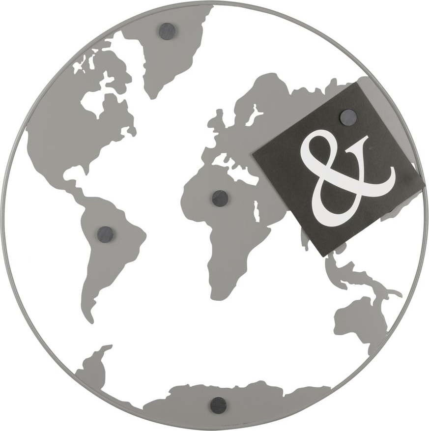 Magnetická nástěnka World Map – PT LIVING