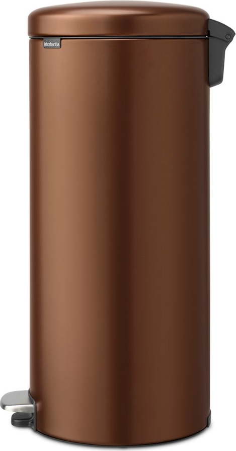 Nášlapný ocelový odpadkový koš v bronzové barvě 30 l NewIcon – Brabantia