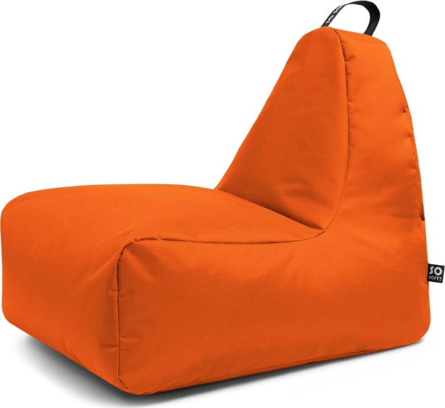 Oranžový sedací vak Chill XL – So Soft?