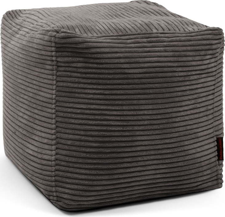 Tmavě šedý manšestrový sedací vak Up! MooG – SLOWDOWN