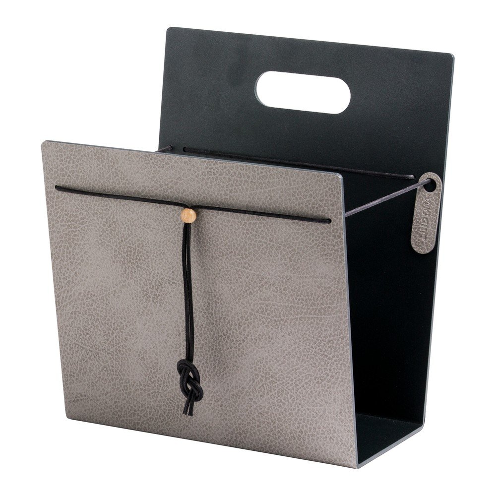 Kovový/z eko kůže stojan na časopisy Hippo M – LIND DNA