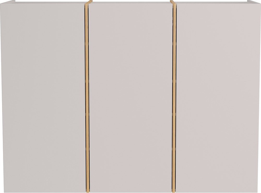 Krémová předsíňová skříňka 138x103x38 cm Libbiano – Germania
