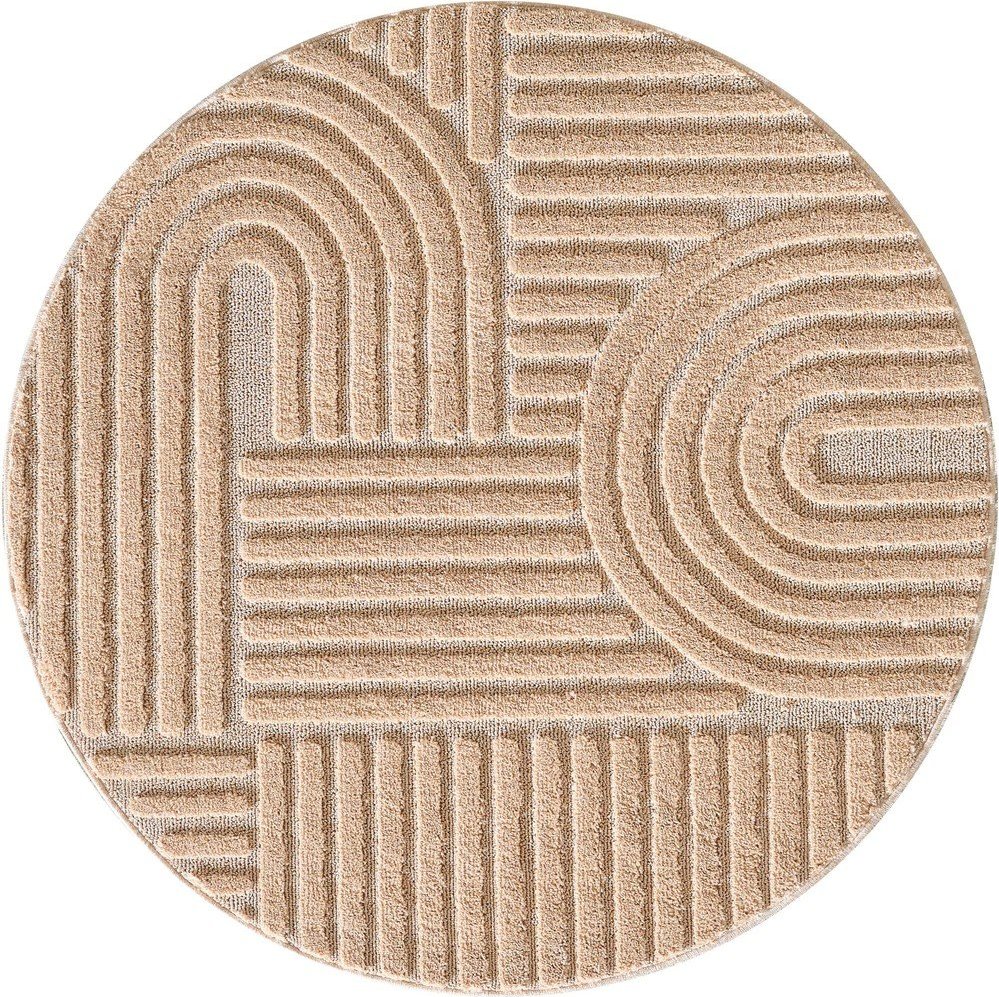 Světle růžový kulatý koberec ø 120 cm Art 1121 – Ayyildiz Carpets