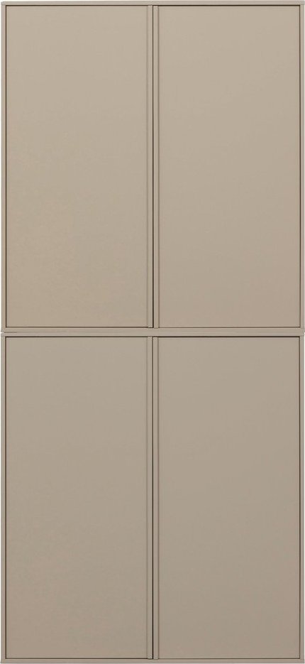 Krémová modulární skříň z borovicového dřeva 100x220 cm Daily – vtwonen