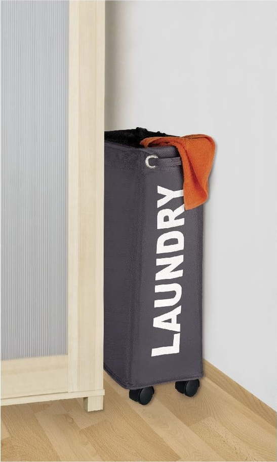 Šedý koš na prádlo Wenko Corno