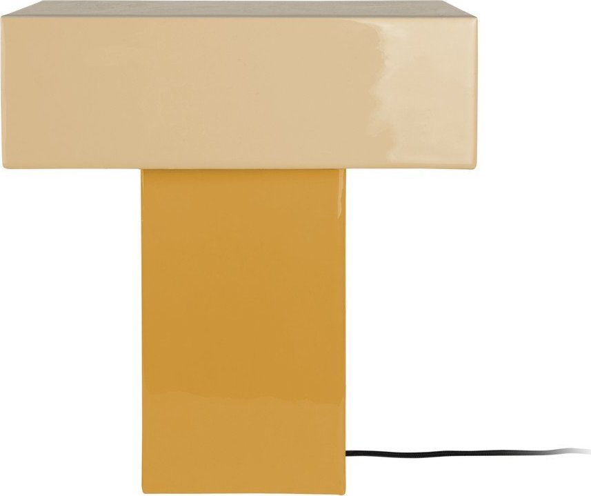 Žlutá stolní lampa (výška 35 cm) Grato Recto – Leitmotiv