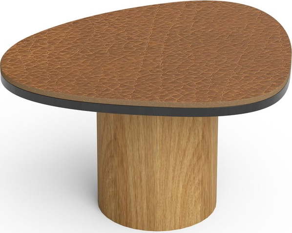 Koňakově hnědý nástěnný ocelový háček Dot S Bull – LIND DNA