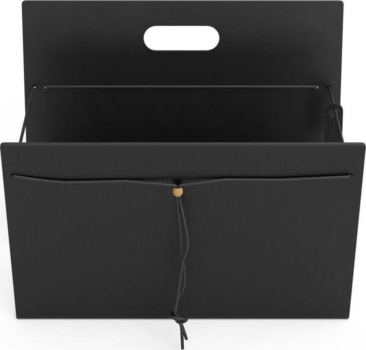 Kovový/z eko kůže stojan na časopisy Bull L – LIND DNA