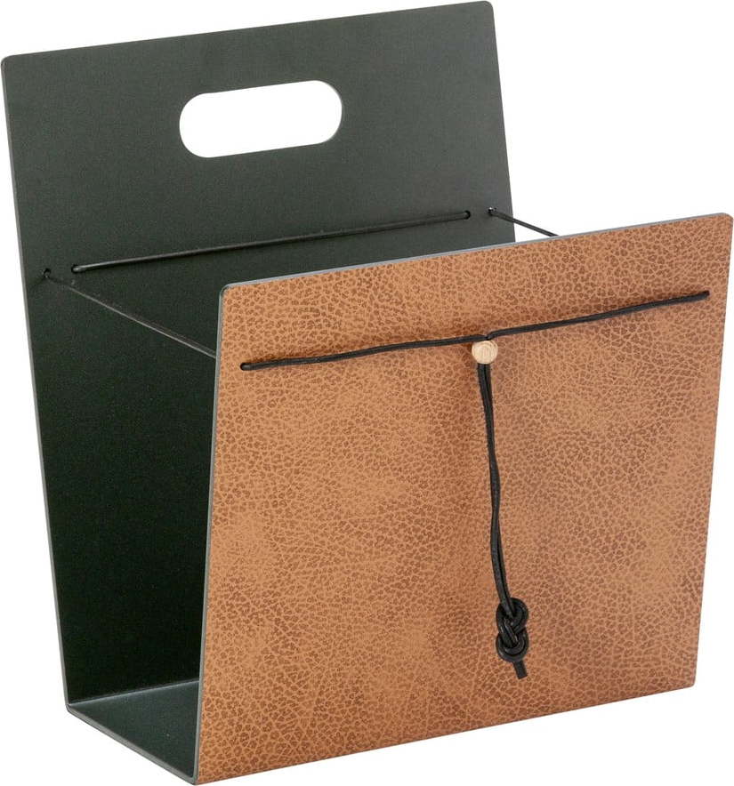 Kovový/z eko kůže stojan na časopisy Bull M – LIND DNA