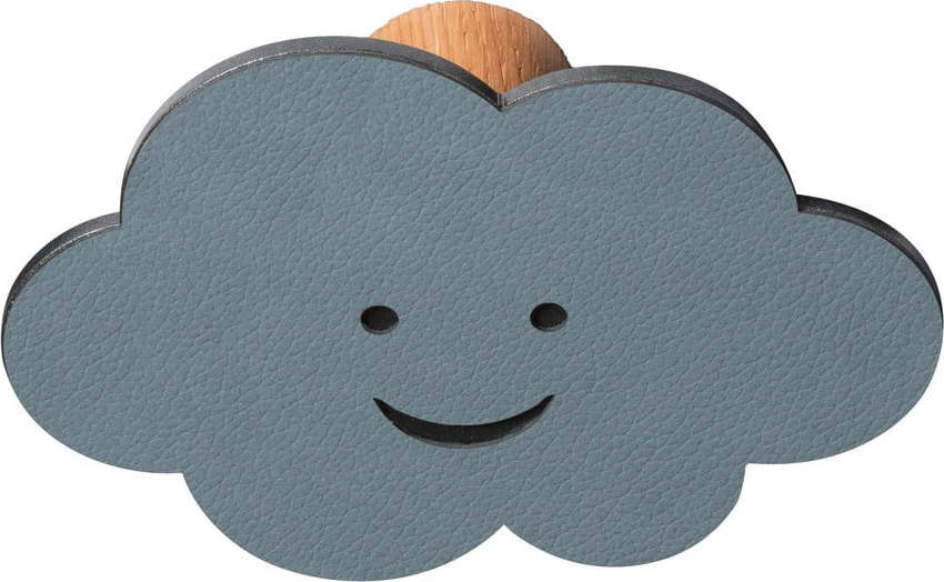 Modrý nástěnný ocelový háček Cloud Dot Nupo – LIND DNA